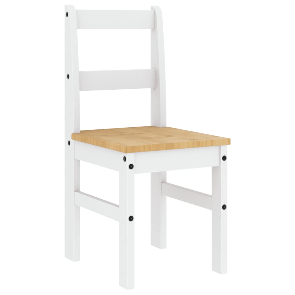 Sedie da Pranzo 2 pz PANAMA 105x30x45 cm Legno Massello Pino | homemem39