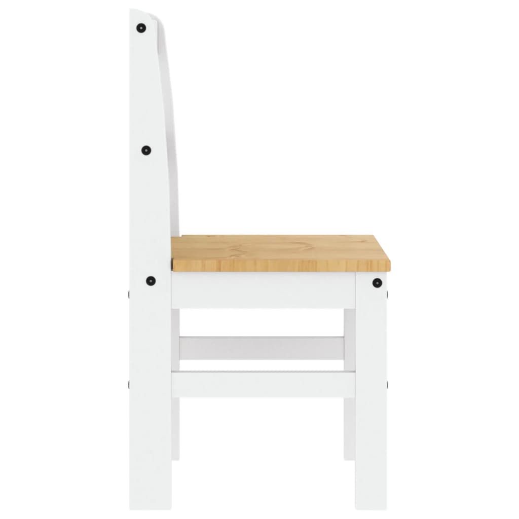Sedie da Pranzo 2 pz PANAMA 105x30x45 cm Legno Massello Pino | homemem39
