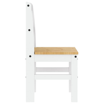 Sedie da Pranzo 2 pz PANAMA 105x30x45 cm Legno Massello Pino | homemem39