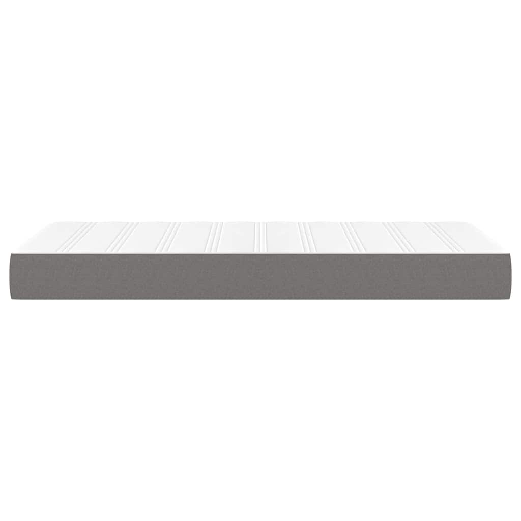 Materasso Molle Insacchettate Grigio Scuro 120x190x20 Tessuto - homemem39