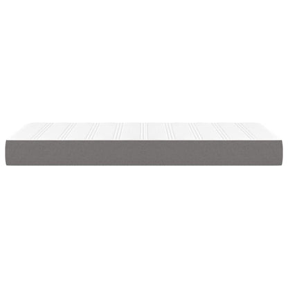Materasso Molle Insacchettate Grigio Scuro 120x190x20 Tessuto - homemem39