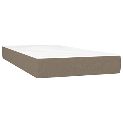 Materasso a Molle Insacchettate Rigidità Media Tortora 120x190x20cm in Tessuto