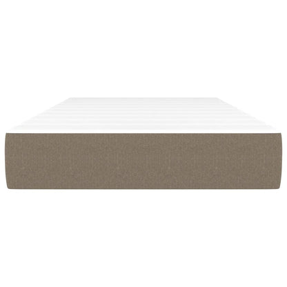 Materasso a Molle Insacchettate Tortora 120x190x20cm in Tessuto - homemem39