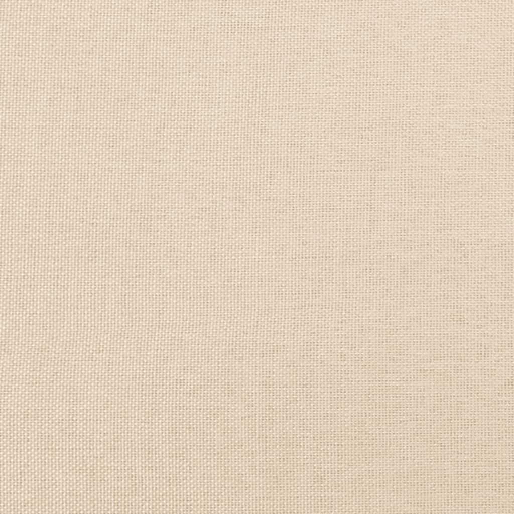 Materasso a Molle Insacchettate Rigidità Media Crema 120x190x20 cm in Tessuto