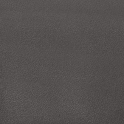 Materasso a Molle Insacchettate Rigidità Media Grigio 120x190x20 cm in Similpelle