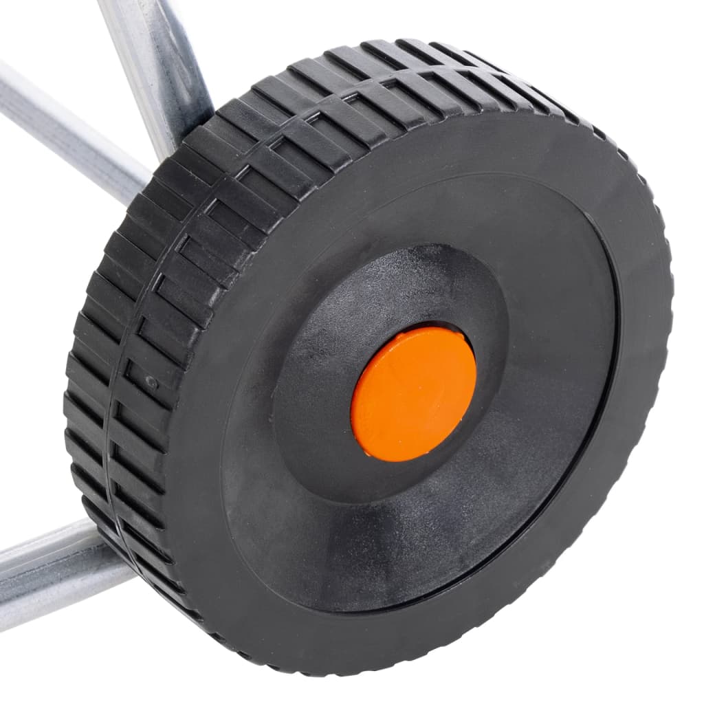 Carrello Avvolgitubo per Tubo Flessibile 60 m 1/2" in Acciaio