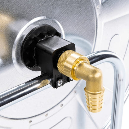 Carrello Avvolgitubo per Tubo Flessibile 80 m 3/4" in Acciaio