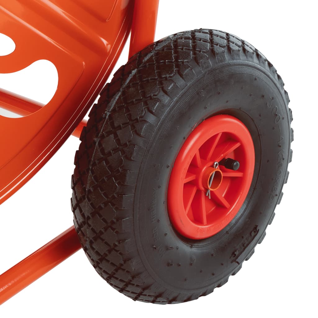 Carrello Avvolgitubo per Tubo Flessibile 140 m 3/4" in Acciaio