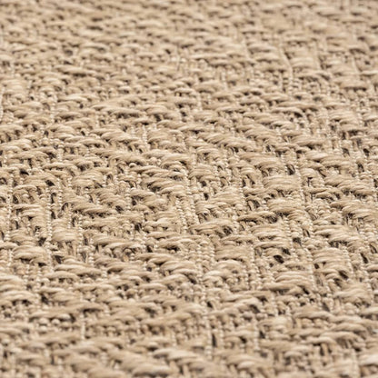 Tappeto ZIZUR 200x200 cm Aspetto Iuta per Interni ed Esterni