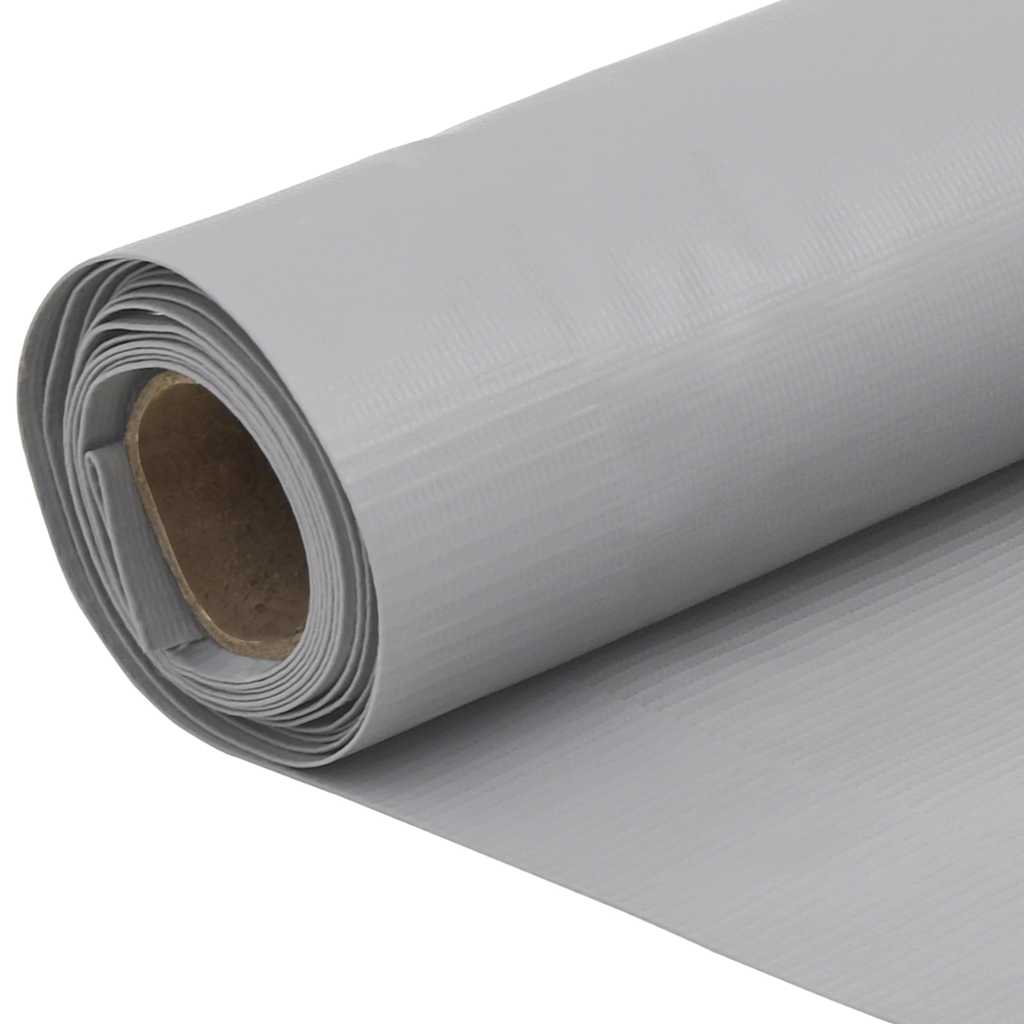 Paravento da Balcone Grigio 400x75 cm in PVC