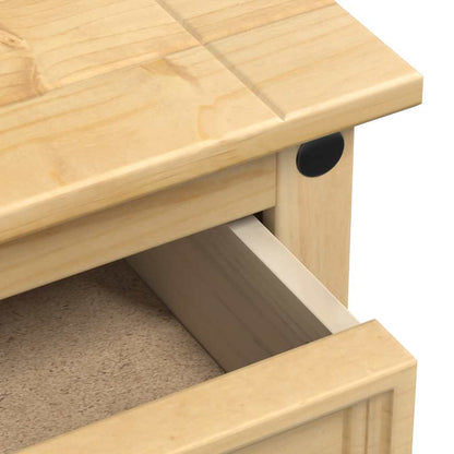 Comodino Corona 35x32,5x74 cm in Legno Massello di Pino | homemem39