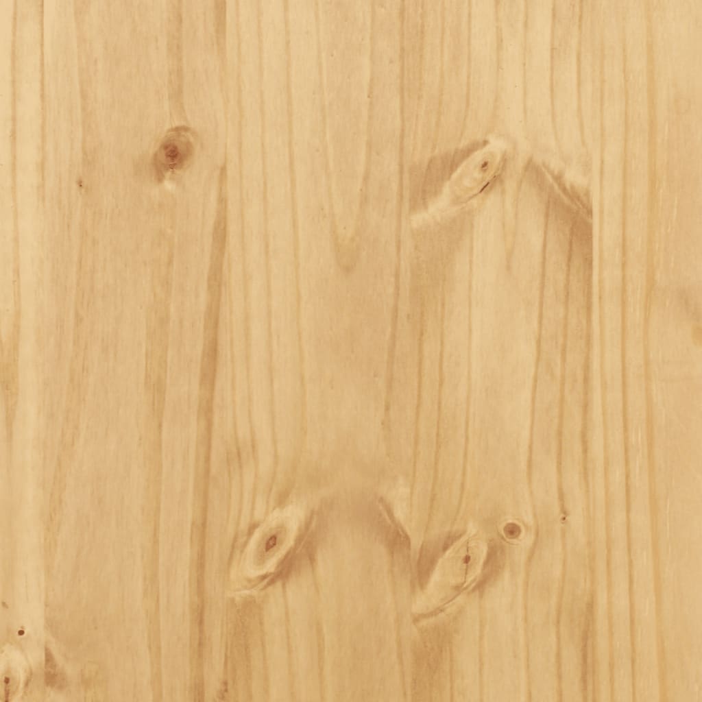 Comodino Corona 45x35x47,5 cm in Legno Massello di Pino | homemem39