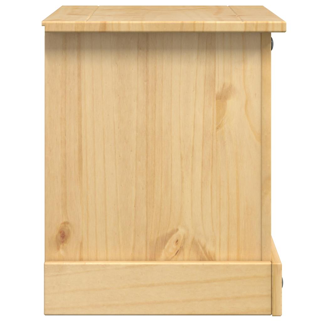 Comodino Corona 53x39x47 cm in Legno Massello di Pino | homemem39