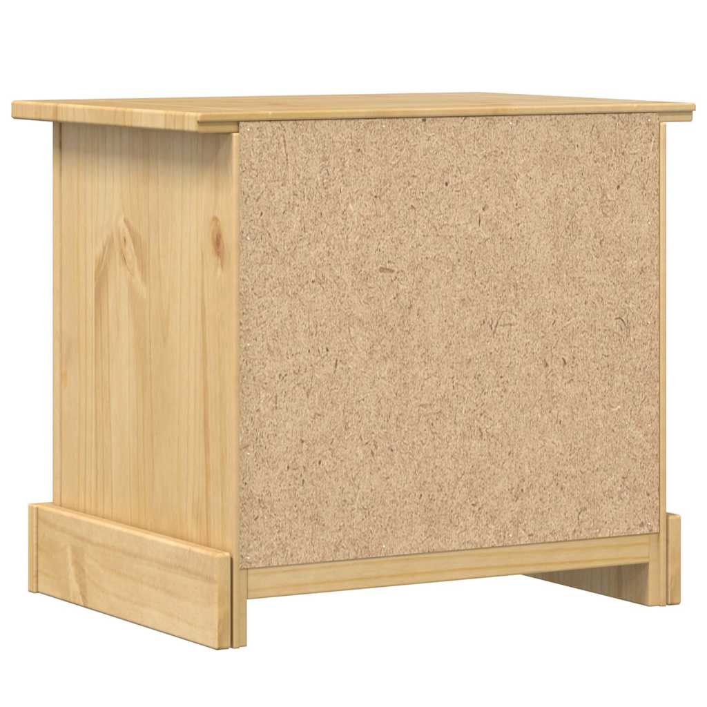 Comodino Corona 53x39x47 cm in Legno Massello di Pino | homemem39