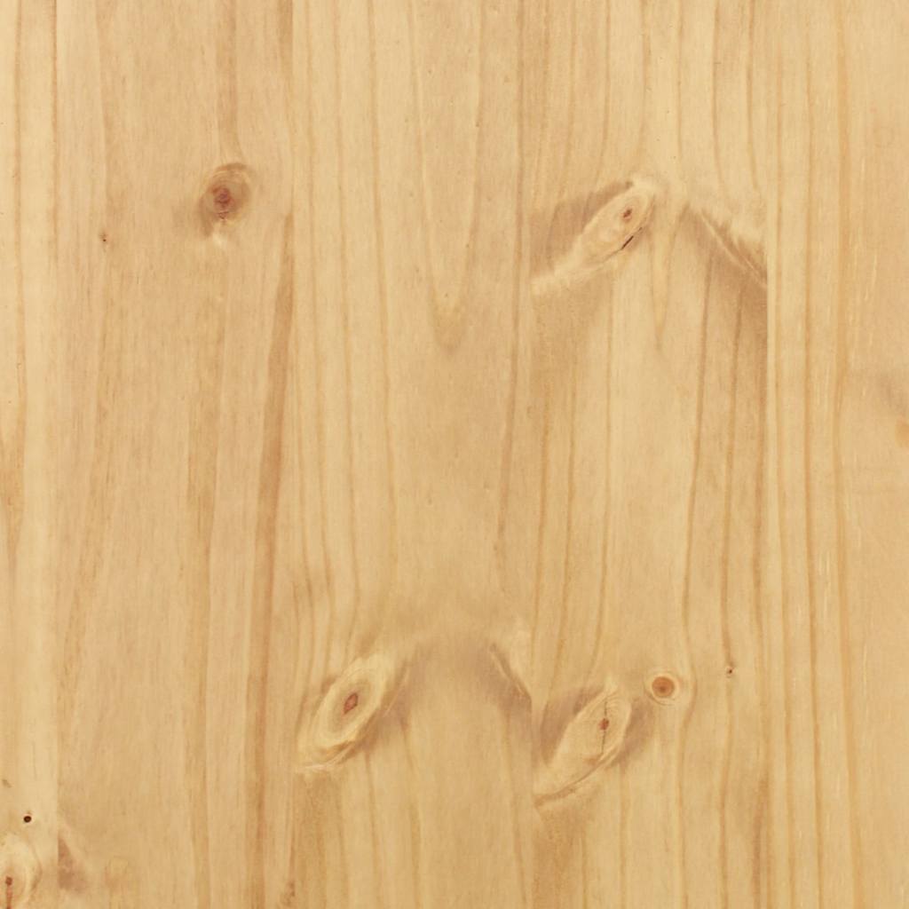 Comodino Corona 53x39x47 cm in Legno Massello di Pino | homemem39