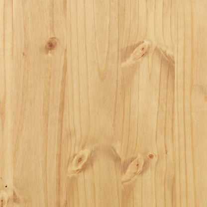Comodino Corona 53x39x47 cm in Legno Massello di Pino | homemem39