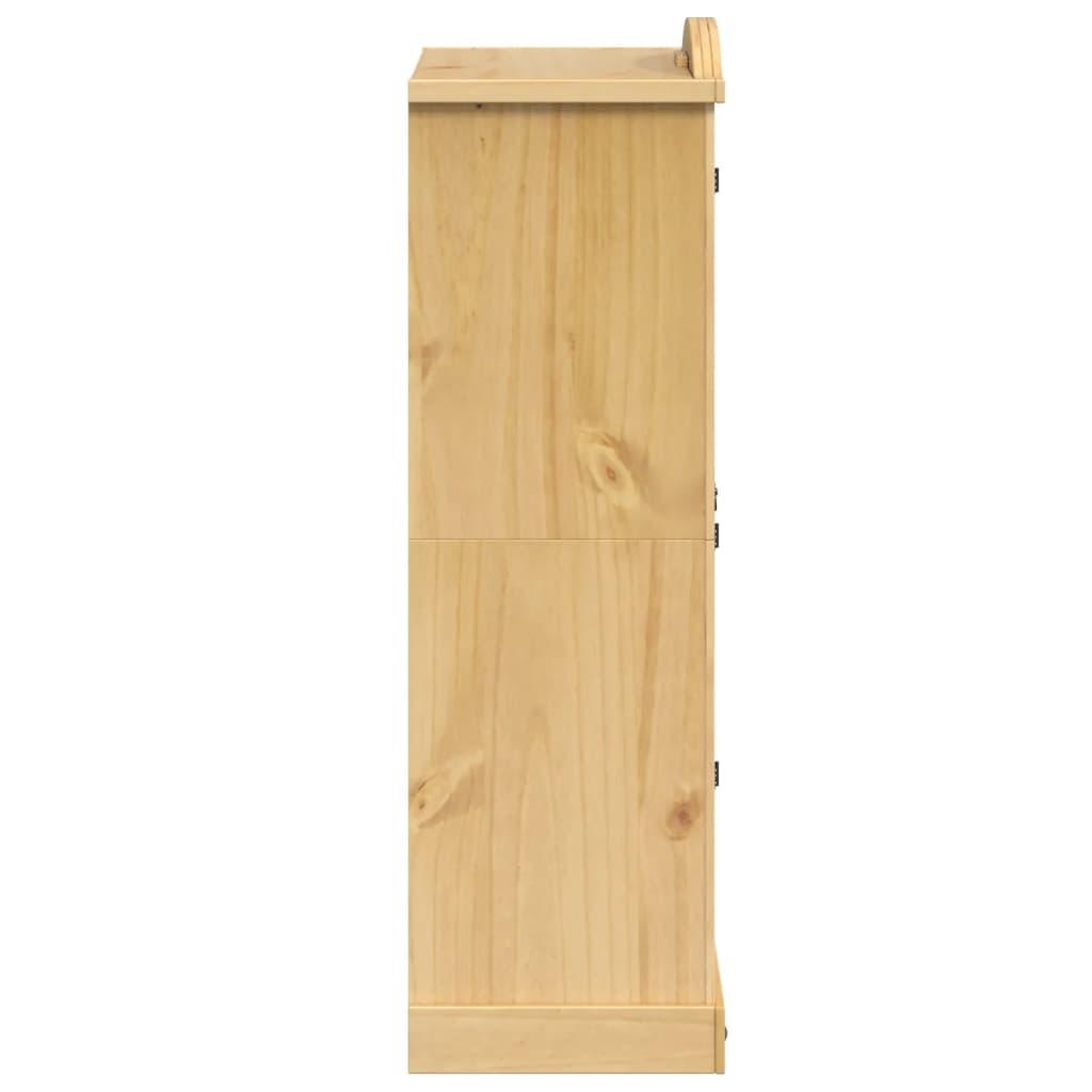 Armadio Corona 101x52x170 cm in Legno Massello di Pino - homemem39
