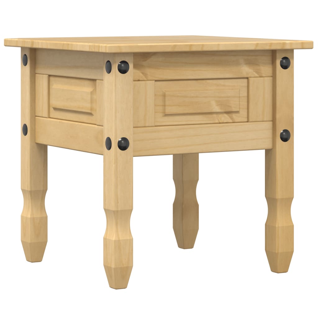 Tavolino Corona 50x50x50 cm in Legno Massello di Pino - homemem39