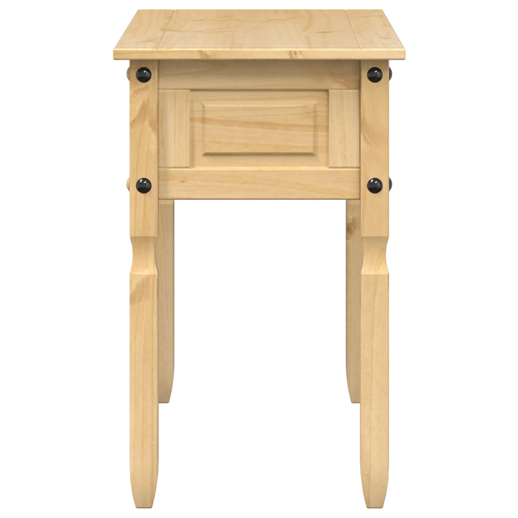 Tavolino Consolle Corona 115x46x73 cm in Legno Massello di Pino - homemem39