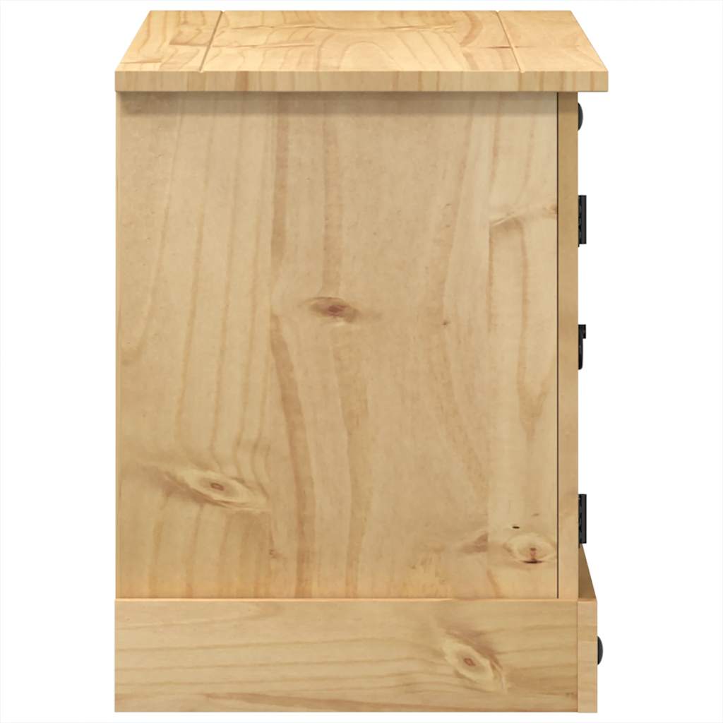 Mobile Porta TV Corona 100x40x52 cm in Legno Massello di Pino | homemem39