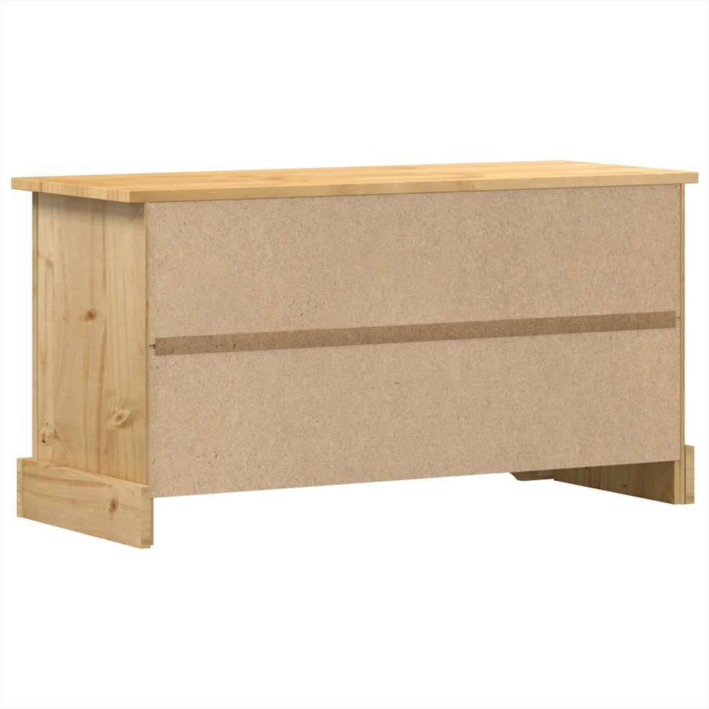 Mobile Porta TV Corona 100x40x52 cm in Legno Massello di Pino | homemem39