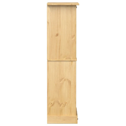 Portabottiglie Vino Corona 56x35x134,5cm Legno Massello di Pino - homemem39