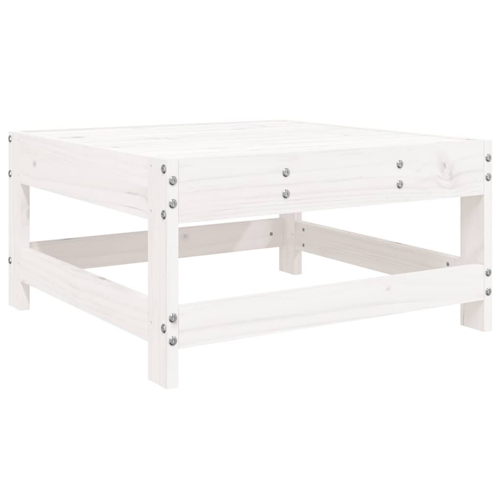 Set Divani da Giardino 8 pz in Legno Massello di Pino Bianco - homemem39