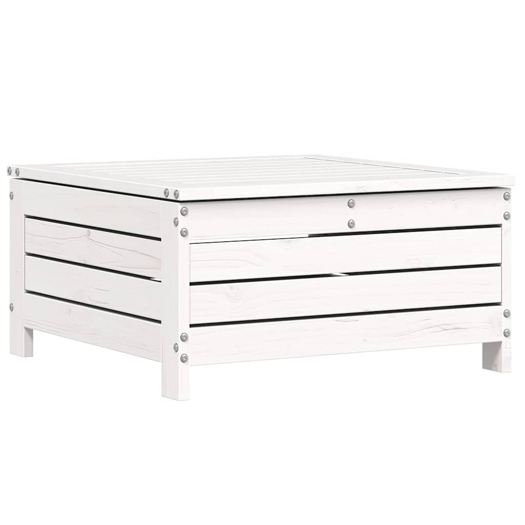 Set Divani da Giardino 8 pz in Legno Massello di Pino Bianco - homemem39