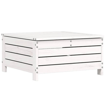 Set Divani da Giardino 8 pz in Legno Massello di Pino Bianco - homemem39