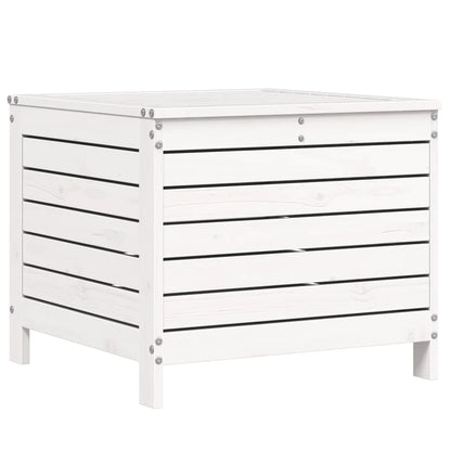 Set Divani da Giardino 6 pz Bianco in Legno Massello di Pino - homemem39