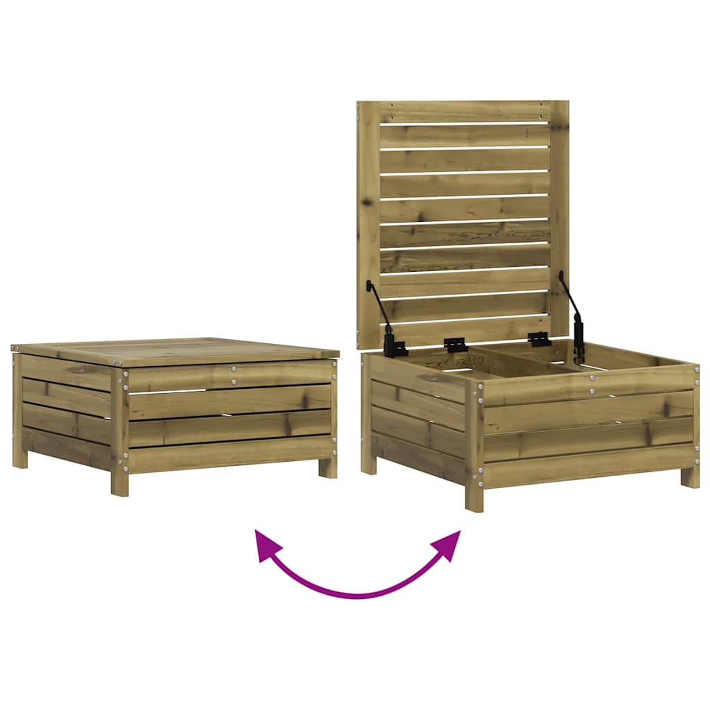 Set Divani da Giardino 4 pz in Legno Impregnato di Pino | homemem39