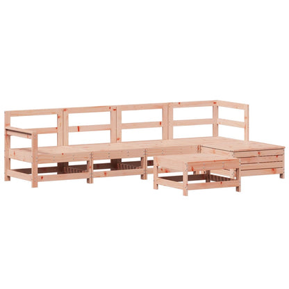 Set Divani da Giardino 6 pz in Legno Massello Abete Douglas - homemem39