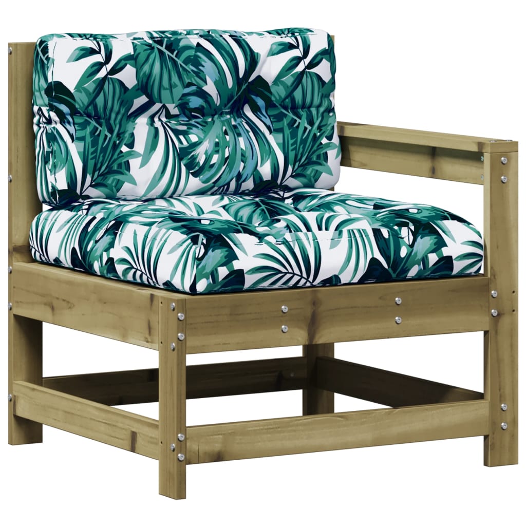 Set Divani da Giardino 6pz con Cuscini Legno Impregnato di Pino - homemem39