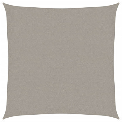 Vela Parasole 160 g/m² Quadrata Grigio Chiaro 3,6x3,6 m in HDPE | homemem39