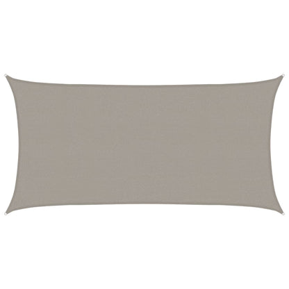 Vela Parasole 160 g/m² Rettangolare Grigio Chiaro 2x4 m in HDPE | homemem39