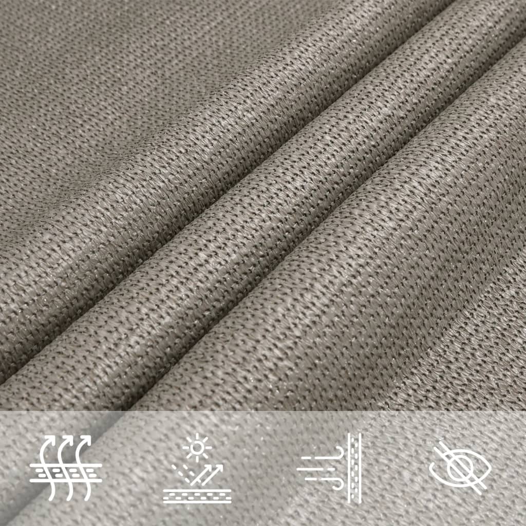Vela Parasole 160 g/m² Triangolare 2,5x2,5x3,5 m in HDPE | homemem39