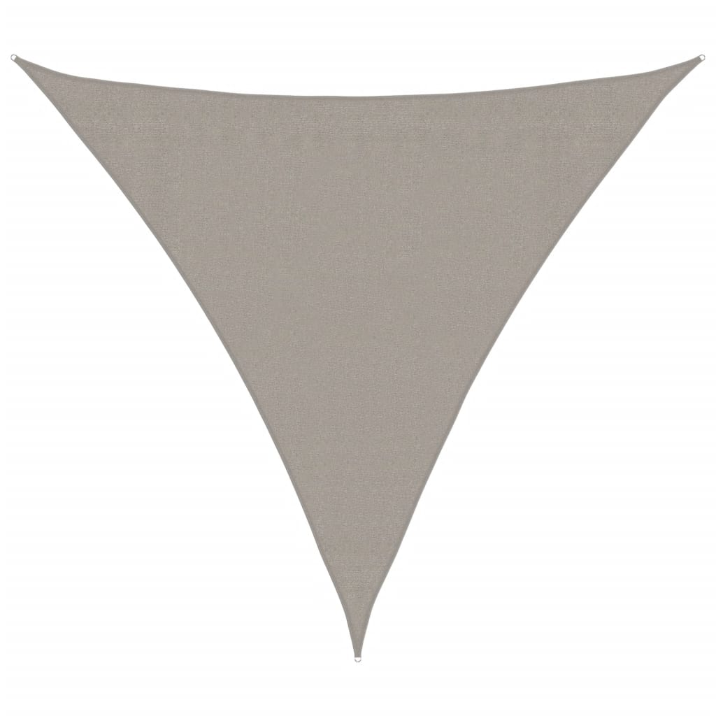 Vela Parasole 160 g/m² Triangolare 3,6x3,6x3,6 m in HDPE | homemem39