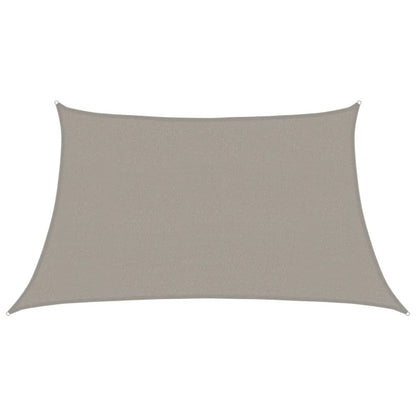 Vela Parasole 160 g/m² Trapezio Grigio Chiaro 3/4x2 m in HDPE | homemem39
