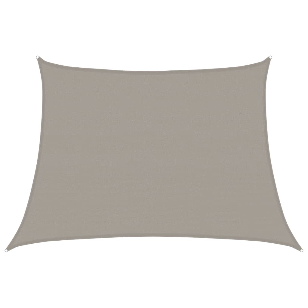 Vela Parasole 160 g/m² Trapezio Grigio Chiaro 4/5x3 m in HDPE | homemem39