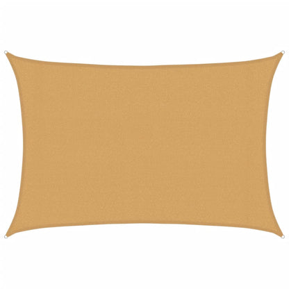 Vela Parasole 160 g/m² Rettangolare Sabbia 3x4 m in HDPE | homemem39