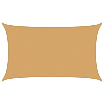 Vela Parasole 160 g/m² Rettangolare Sabbia 5x8 m in HDPE | homemem39