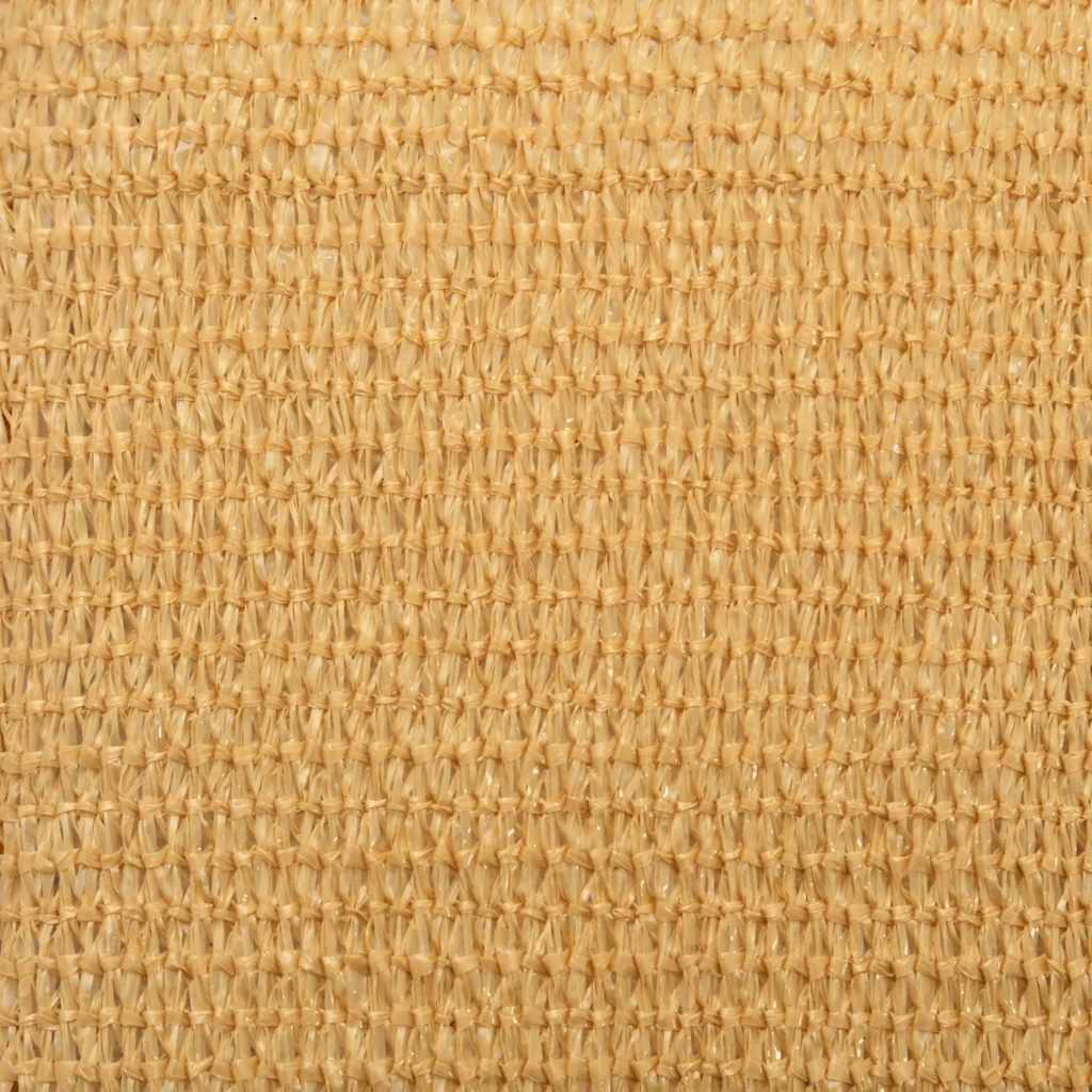Vela Parasole 160 g/m² Triangolare Sabbia 3x4x4 m in HDPE | homemem39