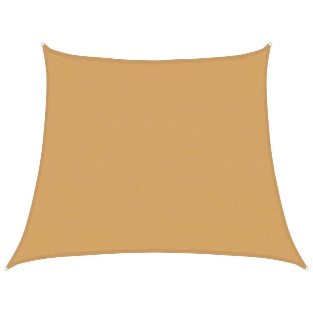 Vela Parasole 160 g/m² Trapezio Grigio Chiaro 3/4x3 m in HDPE | homemem39