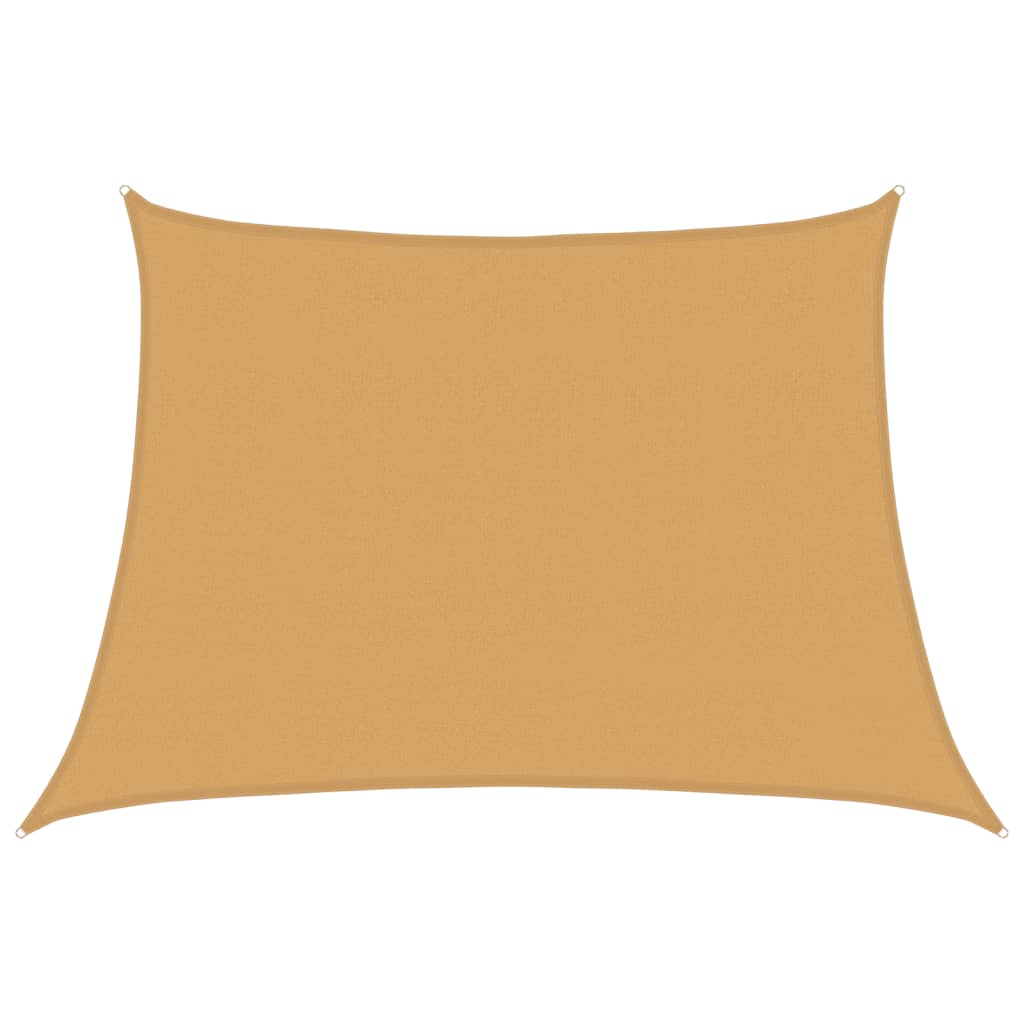 Vela Parasole 160 g/m² Trapezio Grigio Chiaro 4/5x3 m in HDPE | homemem39