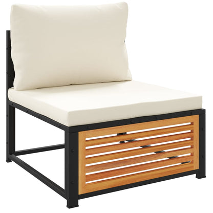 Set Divano da Giardino 6 pz con Cuscini in Massello di Acacia | homemem39