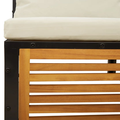 Set Divano da Giardino 8pz con Cuscini Legno Massello di Acacia - homemem39