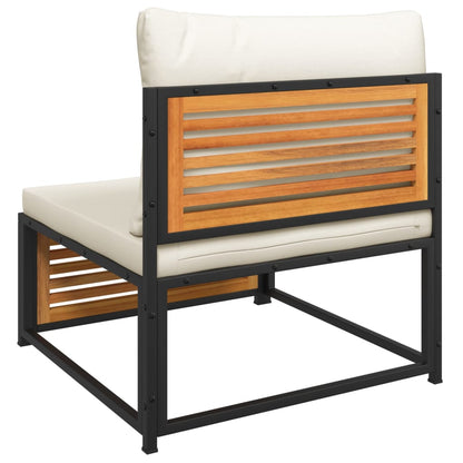 Set Divani da Giardino 10pz con Cuscini Legno Massello Acacia | homemem39