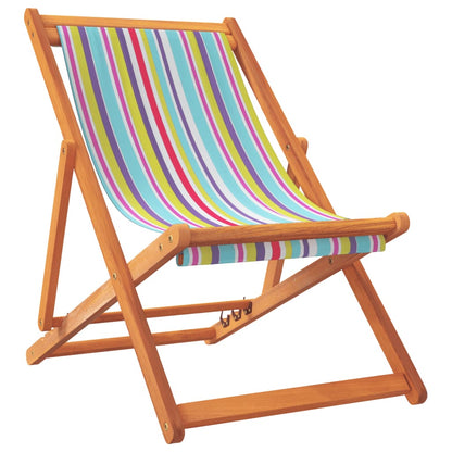 Sedie da Spiaggia Pieghevoli 2 pz in Tessuto Multicolore | homemem39
