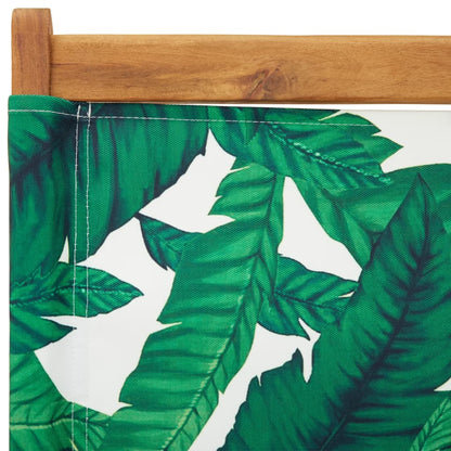 Sedie da Giardino Pieghevoli 6pz Verde Tessuto e Legno Massello - homemem39