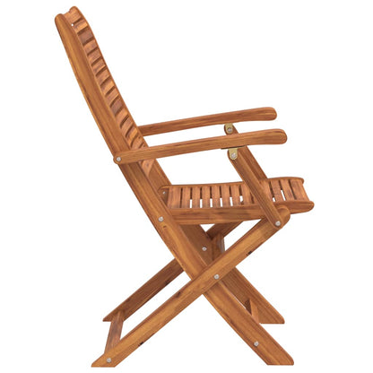 Sedie Giardino Pieghevoli 4 pz 57x66x95cm Legno Massello Acacia | homemem39